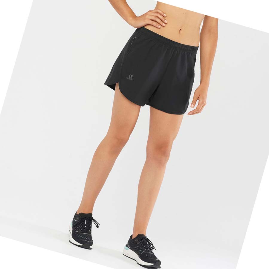 Bermudas Salomon AGILE Mujer Negros | MX 2358JPQ